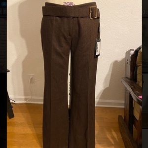 Dolce and Gabbana pants. Size 46 or 12. Cool details. Brown/ black print.